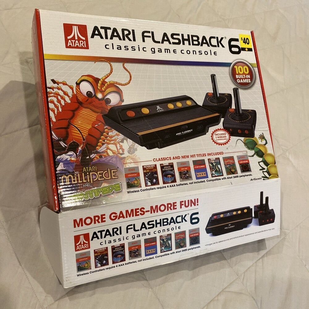 Atari Flashback 6 Classic Game System with 100 Games 2015 At Games